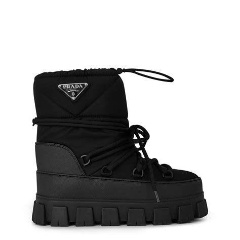 prada open toe snow boot|prada snow boots women's.